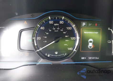 2019 Hyundai Ioniq Hybrid Blue z USA, uszkodzony, nr VIN KMHC65LC5KU181263